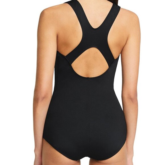 BALEAF Women's Racerback Sz 38 Athletic One Piece Modest Bathing Suit Black - Picture 1 of 8